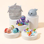 Educational Toy - Toddler Bath Toy Bundle with Multiple Pieces