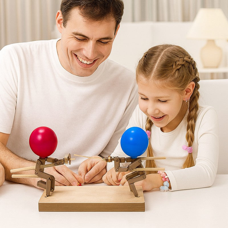 Educational Toy - Two-player Balloon Fencing Duel Game