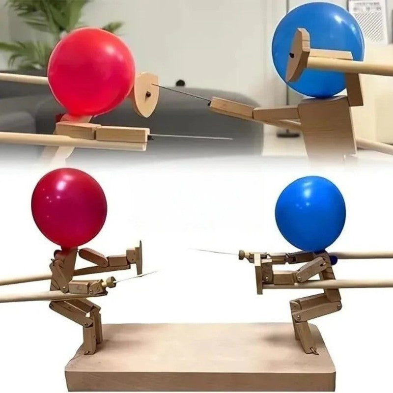 Educational Toy - Two-player Balloon Fencing Duel Game
