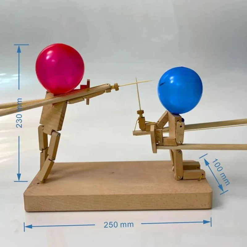 Educational Toy - Two-player Balloon Fencing Duel Game