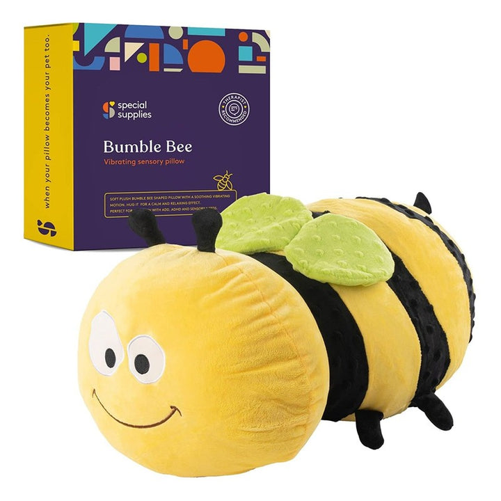 Educational Toy - Vibrating Sensory Cushion in Bumble Bee Shape