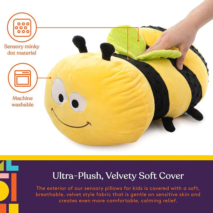 Educational Toy - Vibrating Sensory Cushion in Bumble Bee Shape