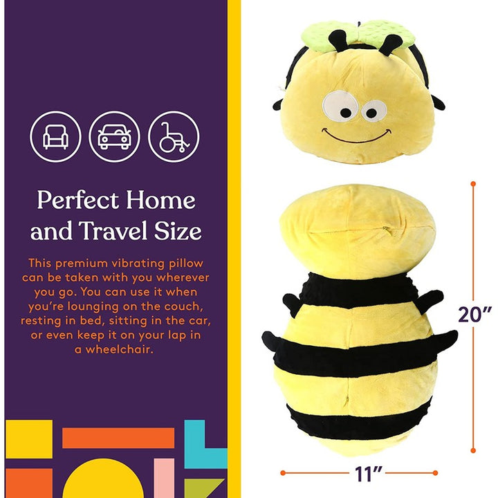 Educational Toy - Vibrating Sensory Cushion in Bumble Bee Shape