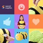 Educational Toy - Vibrating Sensory Cushion in Bumble Bee Shape