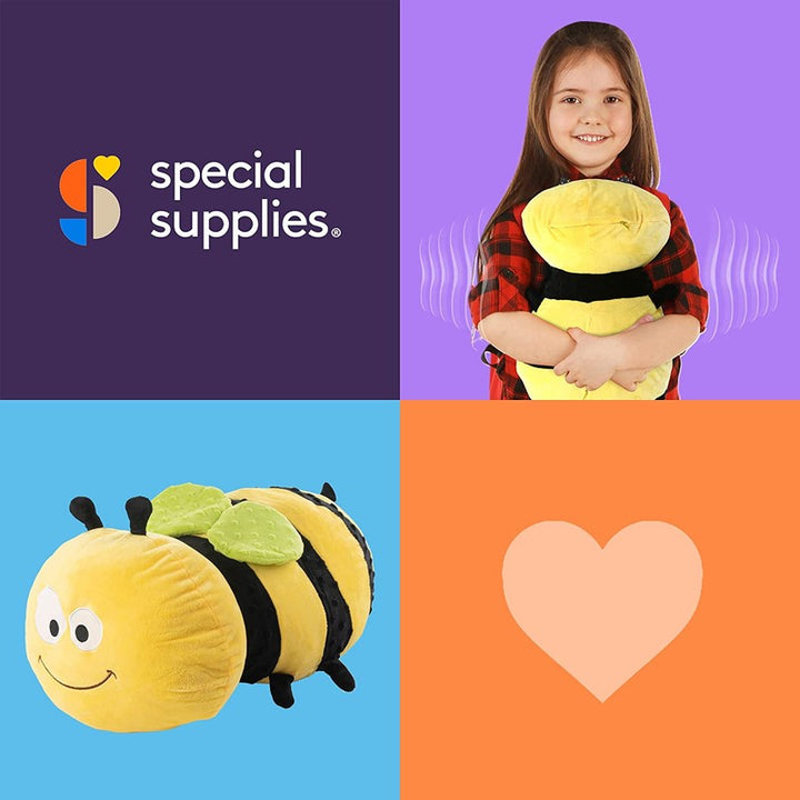 Educational Toy - Vibrating Sensory Cushion in Bumble Bee Shape