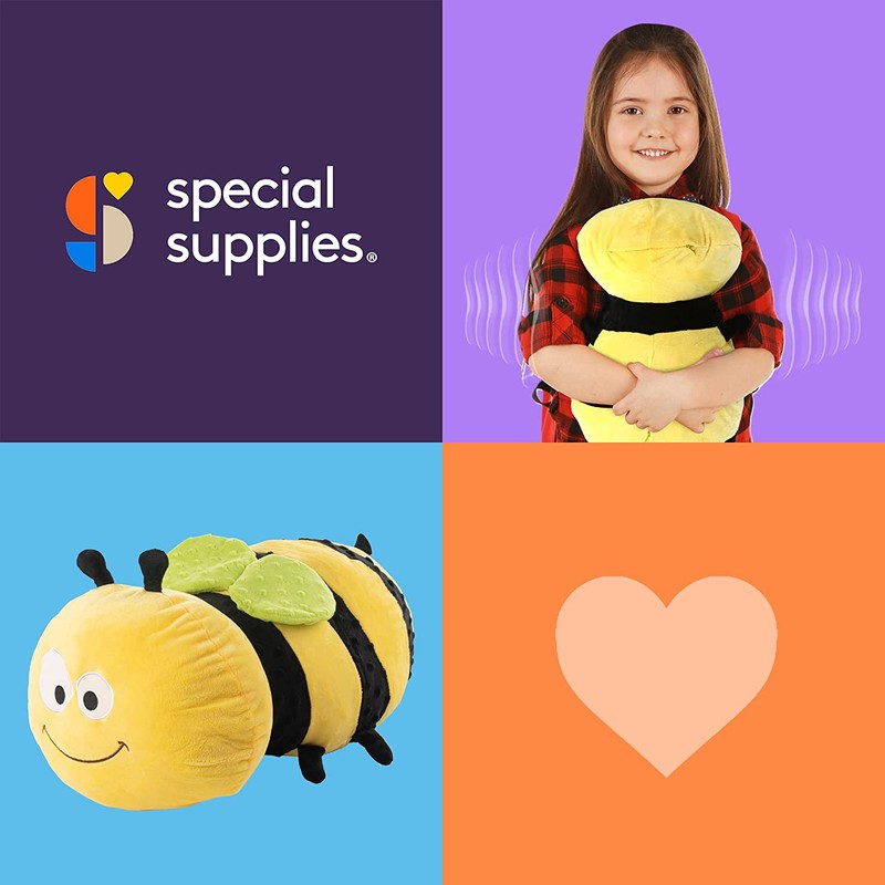 Educational Toy - Vibrating Sensory Cushion in Bumble Bee Shape
