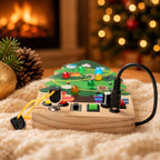 Educational Toy Wooden Christmas Switch Board