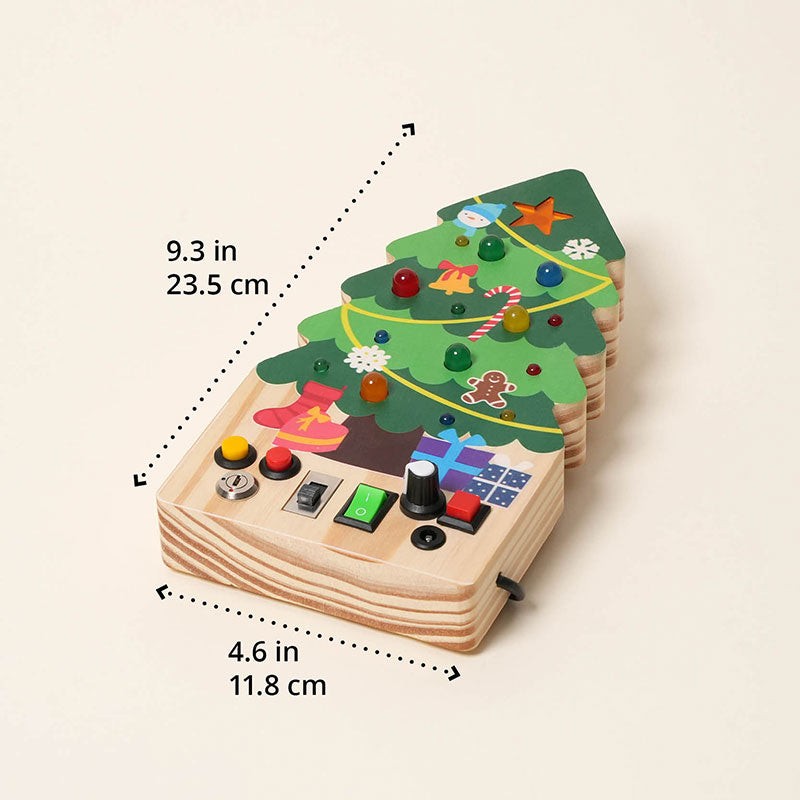 Educational Toy Wooden Christmas Switch Board