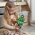 Educational Toy Wooden Christmas Switch Board