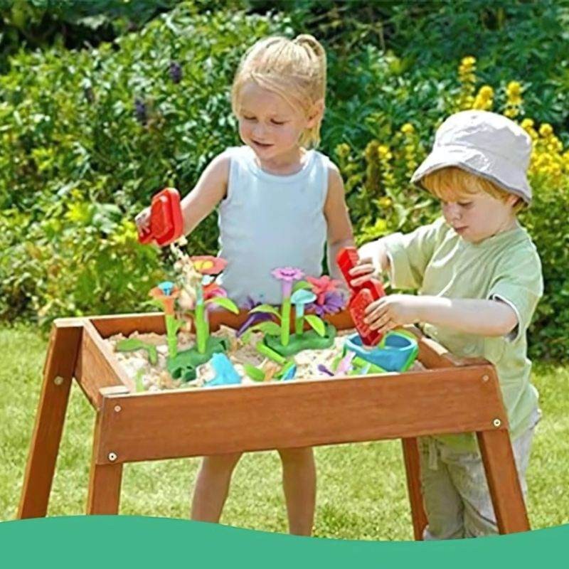 Educative Flower Building Toy Set for Children - 109 Piece Multicolor