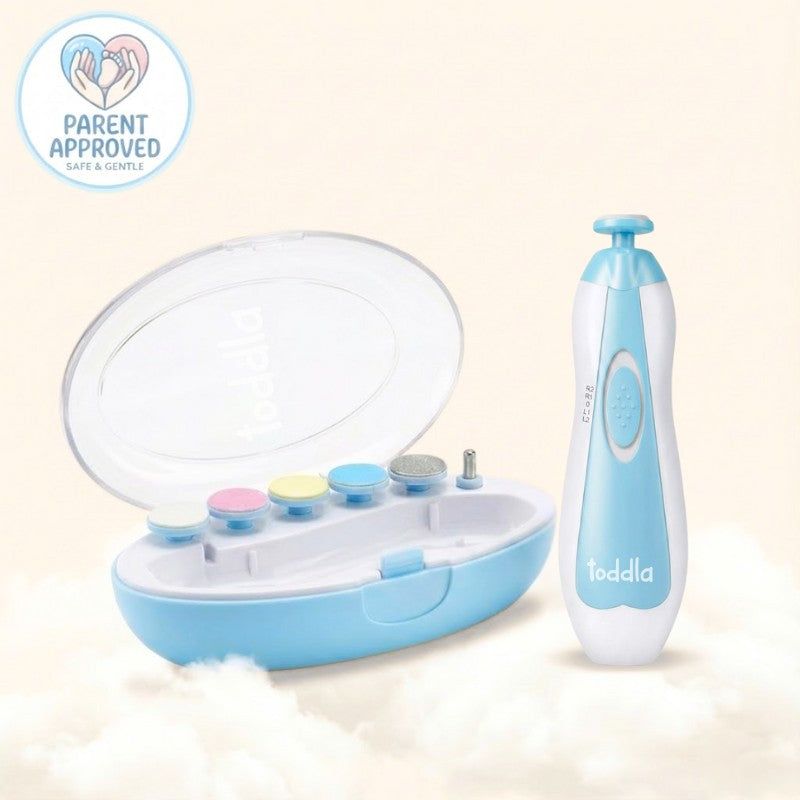 Electric Baby Nail Trimmer - Safe Filing Grinding Heads