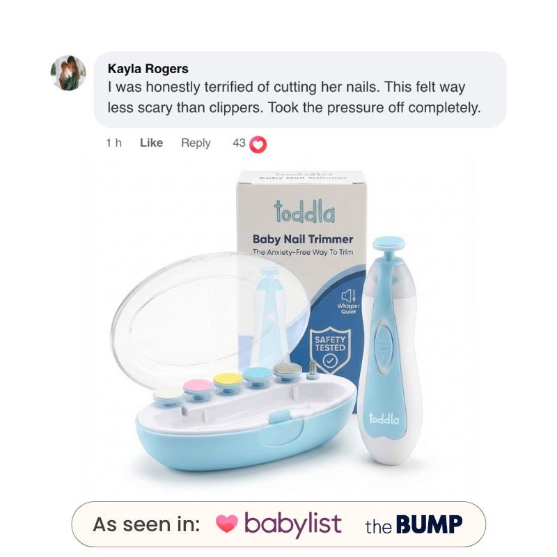Electric Baby Nail Trimmer - Safe Filing Grinding Heads