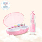Electric Baby Nail Trimmer - Safe Filing Grinding Heads