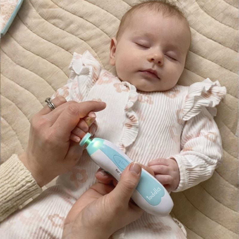 Electric Baby Nail Trimmer - Safe Filing Grinding Heads