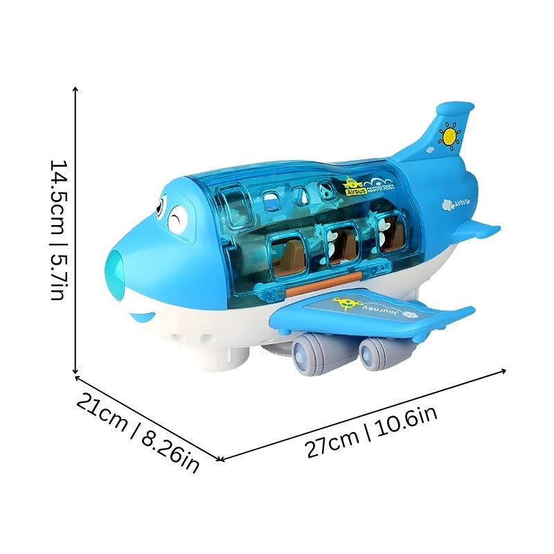 Electric Toy Airplane with Lights and Music
