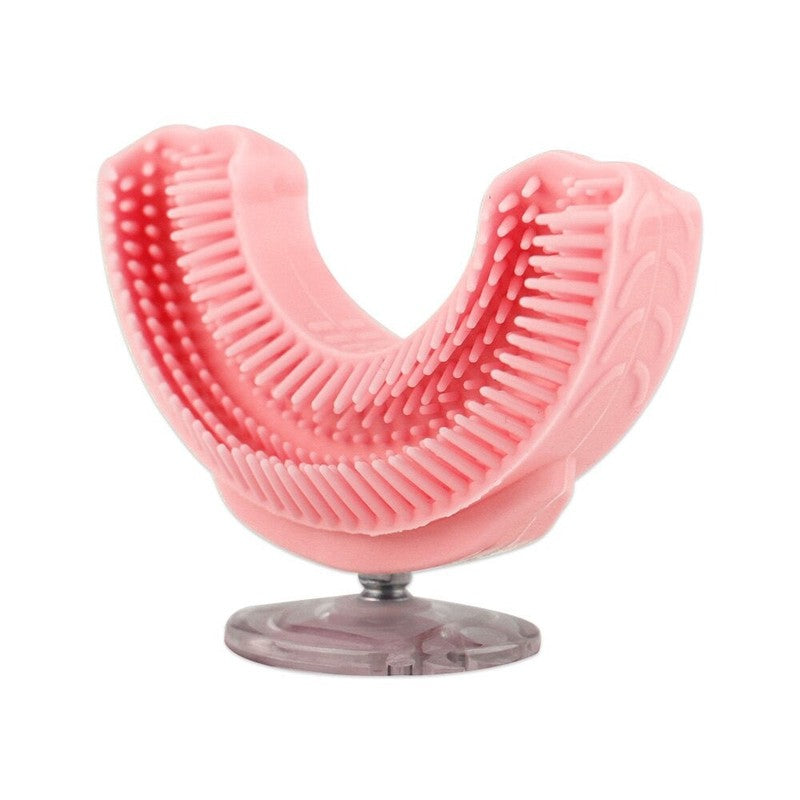 Electric U-shaped Children's Toothbrush - Cat Face Handle
