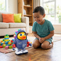 Electronic Astronaut Duck Toy with Light-Up Helmet