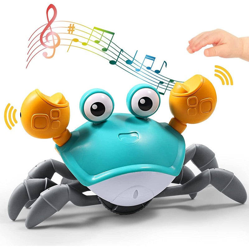 Electronic Crawling Crab Toy - Interactive Baby Toy