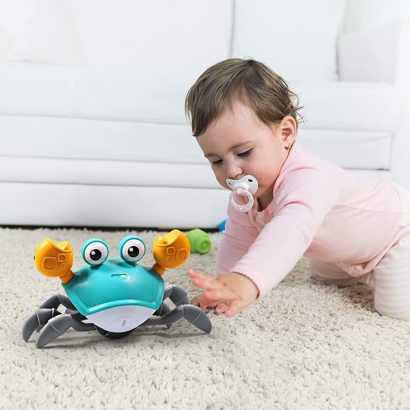 Electronic Crawling Crab Toy - Interactive Baby Toy