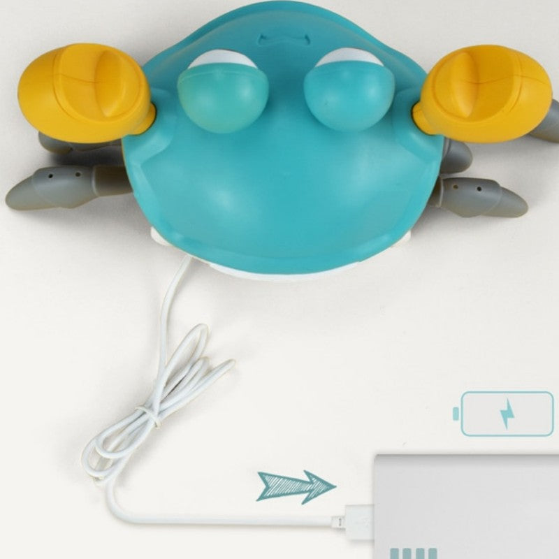 Electronic Crawling Crab Toy - Interactive Baby Toy
