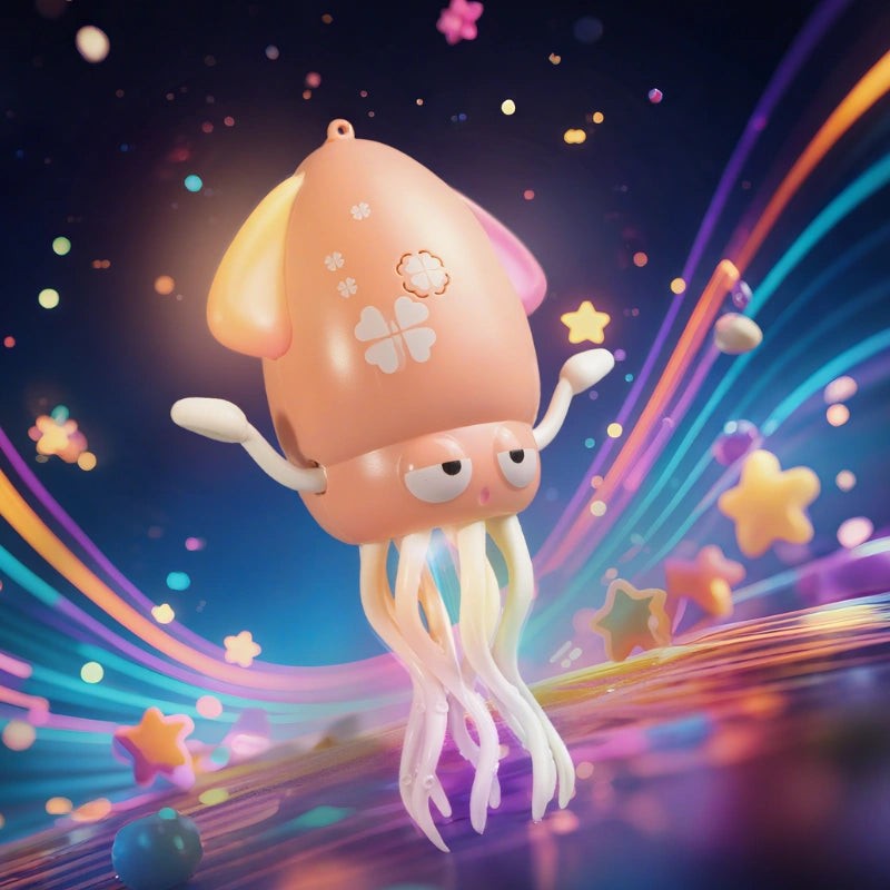 Electronic Dancing Squid Toy with Lights and Music Sync