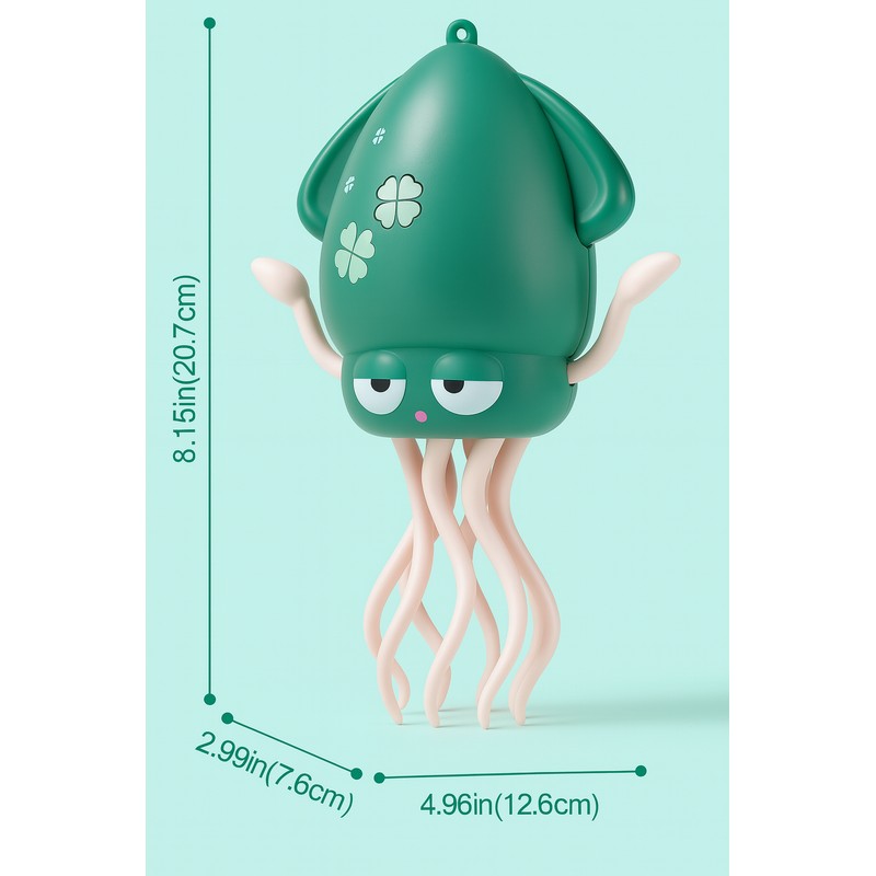 Electronic Squid Toy with LED Lights and Music - Moving Character
