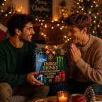 Energy Drink Advent Calendar - 24 Miniature Cans with Christmas Motifs