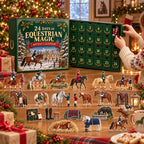 Equestrian-themed Christmas Advent Calendar - 24 Collectible Ornaments