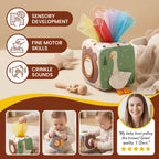 Fabric cube - sensory play activity toy