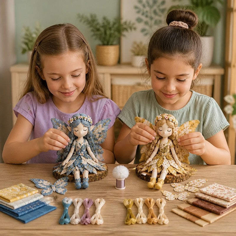 Fairy Doll Sewing Kit - Patchwork DIY Craft Set