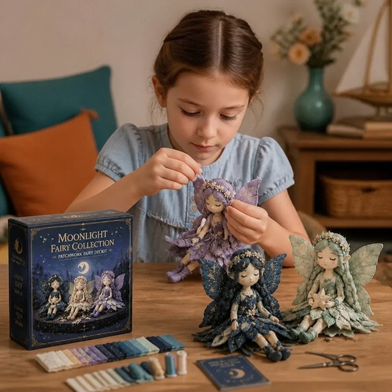 Fairy Doll Sewing Kit - Patchwork DIY Craft Set