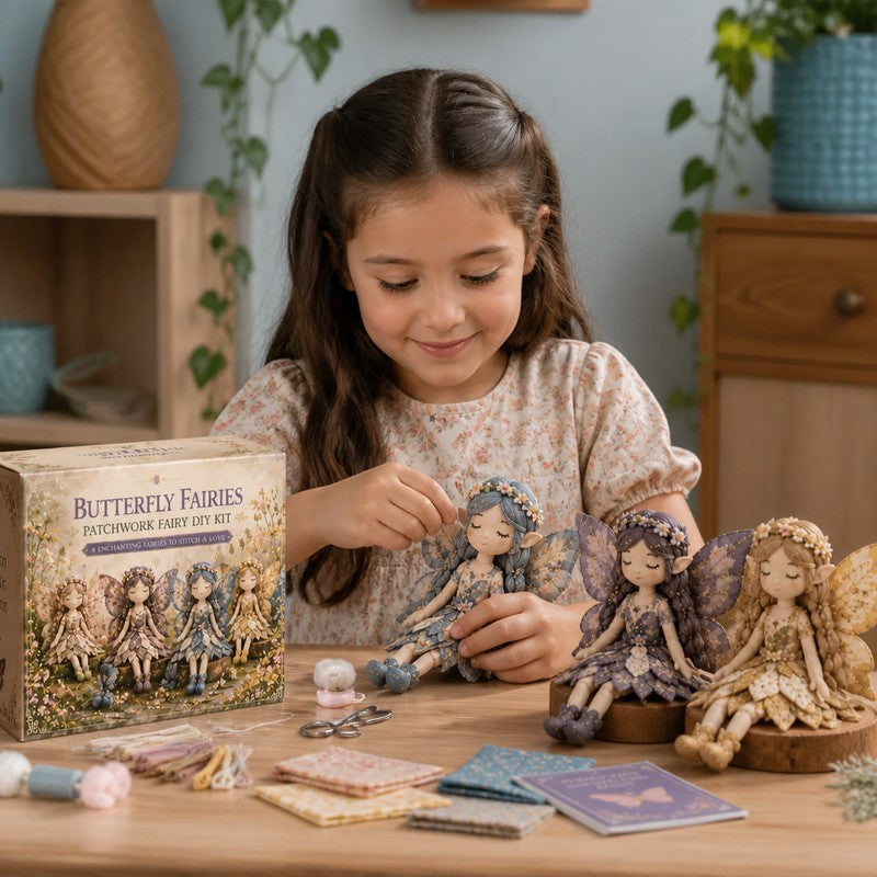 Fairy Doll Sewing Kit - Patchwork DIY Craft Set