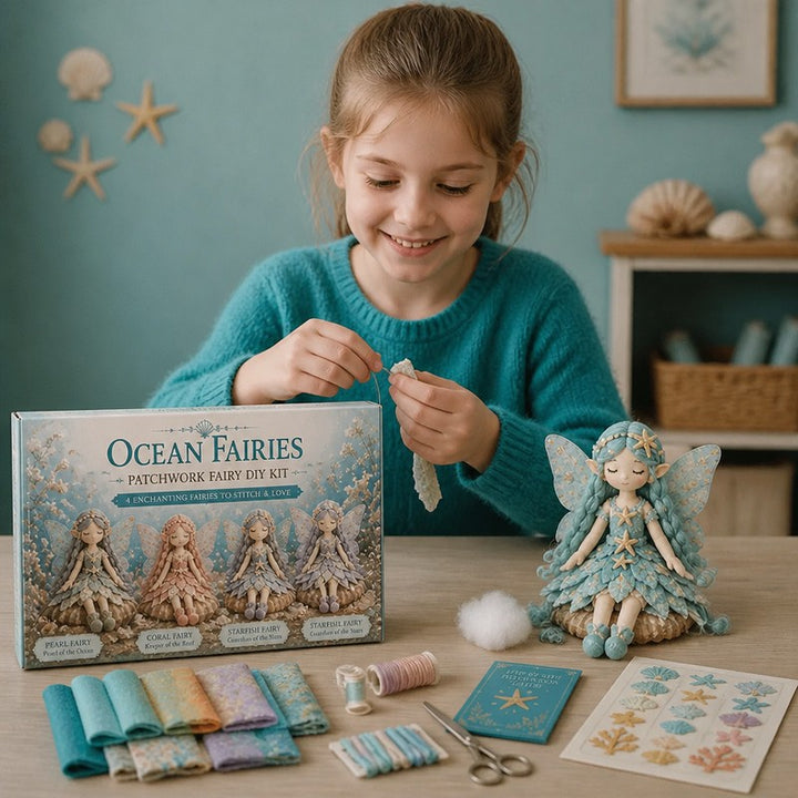 Fairy Doll Sewing Kit - Patchwork DIY Craft Set