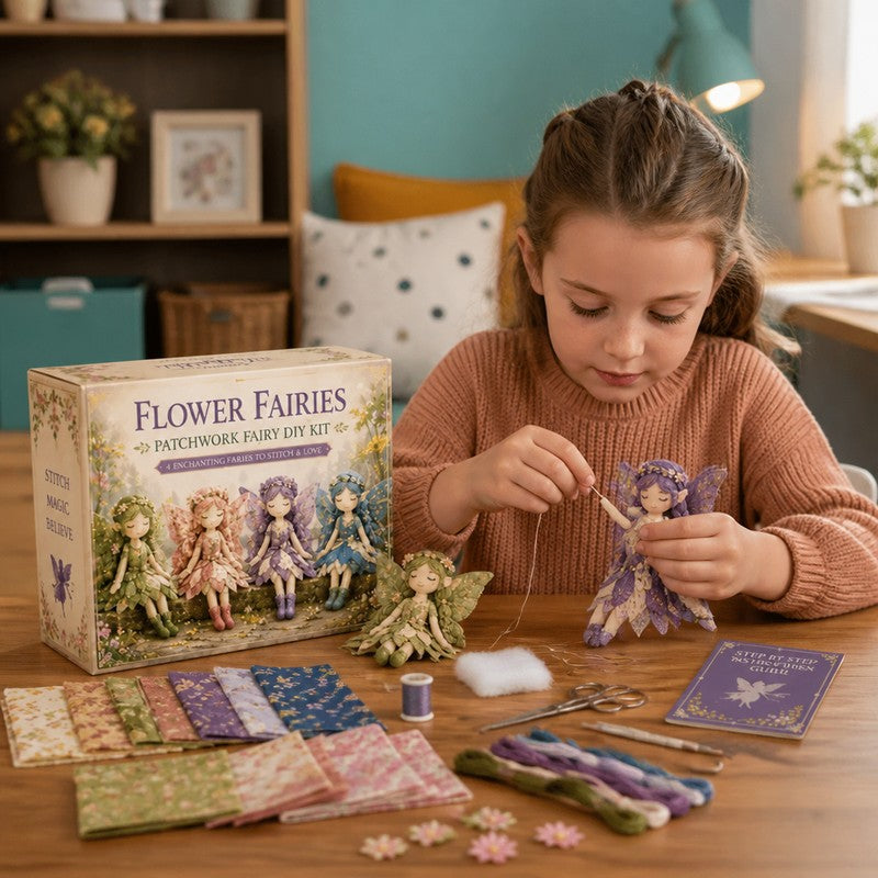 Fairy Doll Sewing Kit - Patchwork DIY Craft Set