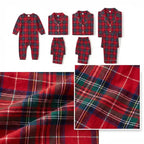 Family Matching Christmas Pyjama Set - Long Sleeve Button-Front