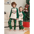 Family Matching Christmas Pyjama Set - Long Sleeve Top and Pants