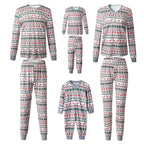 Family Matching Christmas Pyjama Set - Reindeer Print