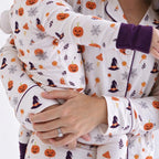 Family Matching Pyjama Set - Printed Button-Front Top