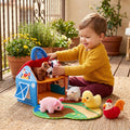 Farm Animal Playset with Portable Playhouse