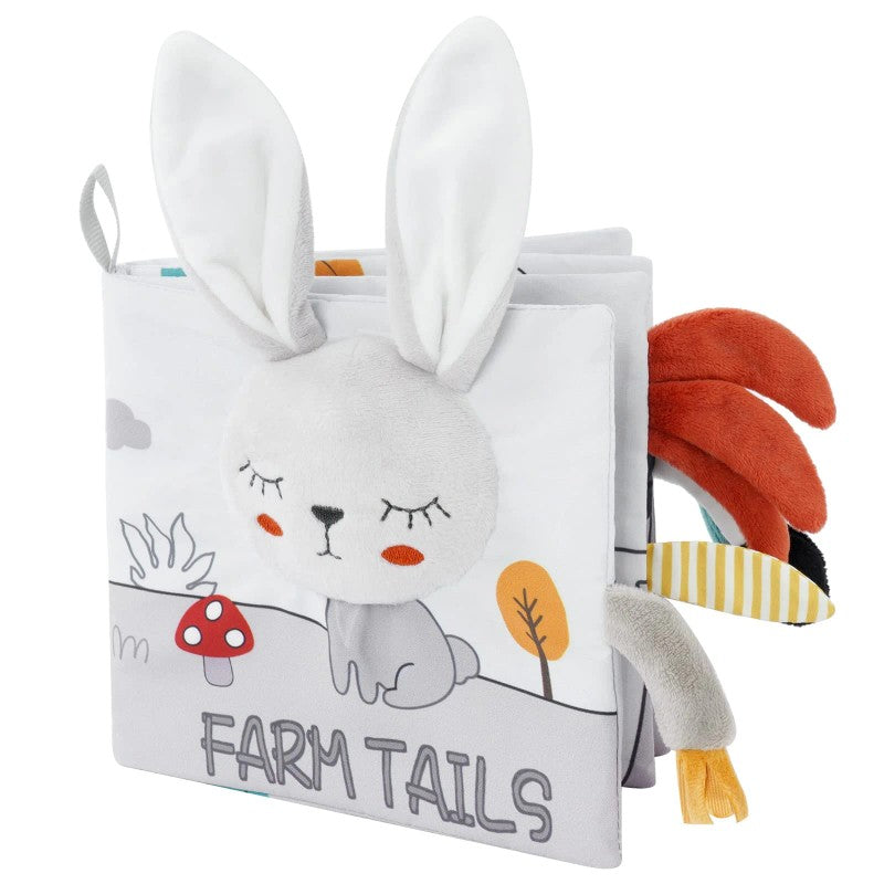 Farm Tails Sensory Cloth Book - Touch and Feel Farm Animal