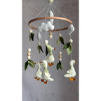 Felt Baby Crib Mobile - Woodland Aesthetic