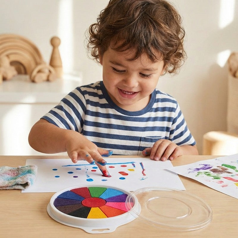 Finger Ink Pad Set - Multiple Colors