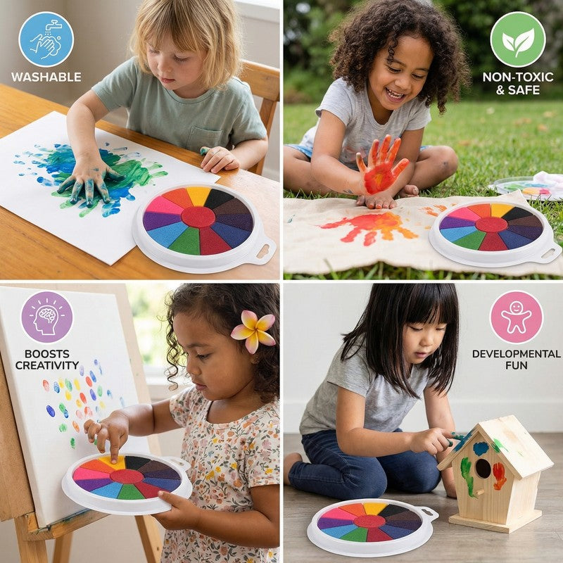 Finger Ink Pad Set - Multiple Colors