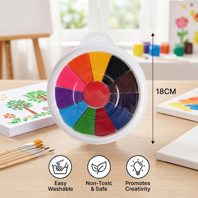Finger Ink Pad Set - Multiple Colors