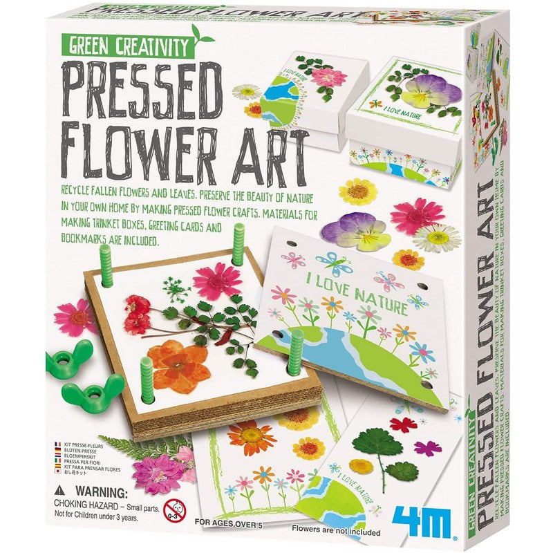 Flower Press Craft Kit - Nature Print Cards and Bookmarks