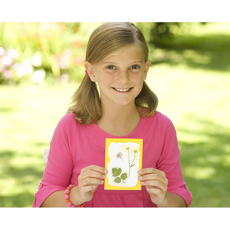 Flower Press Craft Kit - Nature Print Cards and Bookmarks