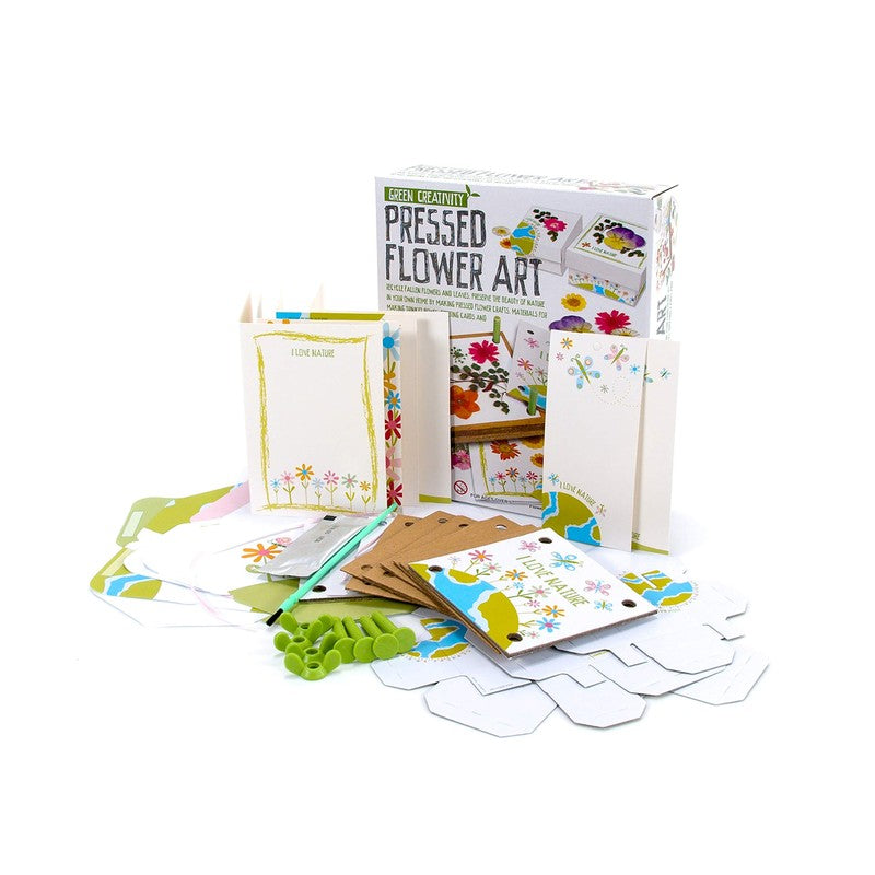 Flower Press Craft Kit - Nature Print Cards and Bookmarks
