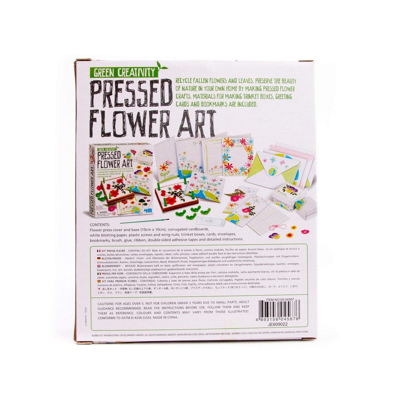 Flower Press Craft Kit - Nature Print Cards and Bookmarks