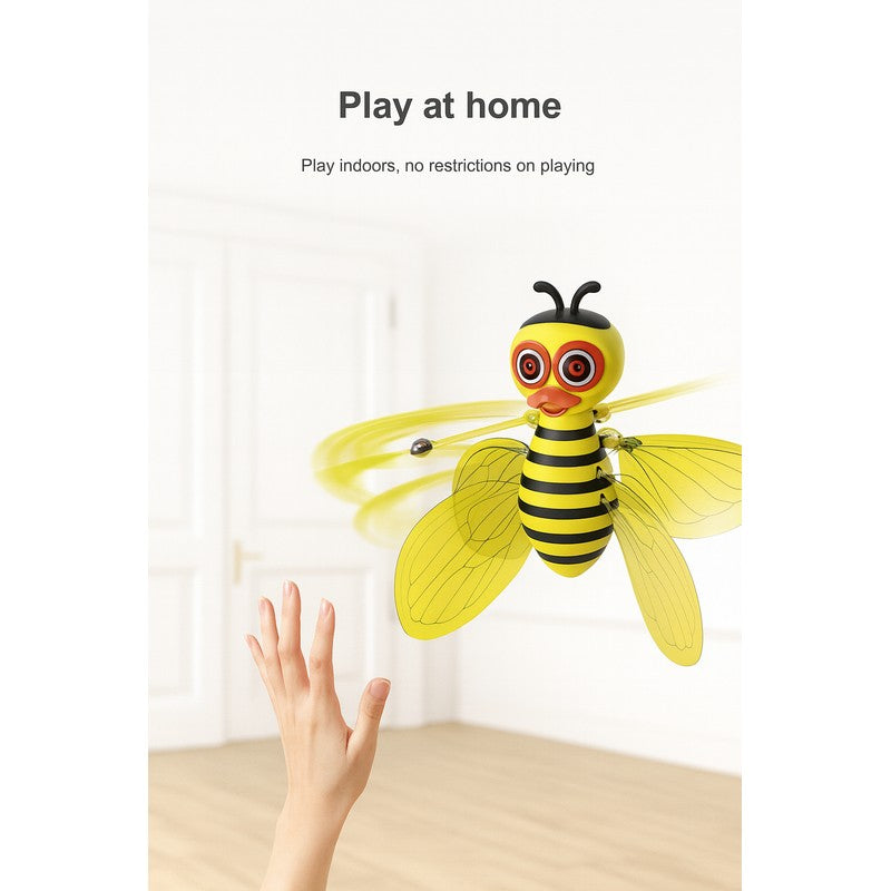 Flying Gesture-Controlled Bee Toy - Interactive Hovering Mini Helicopter