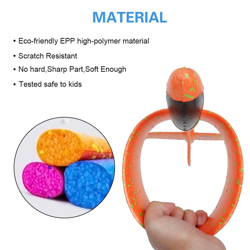 Foam Glider Toy Set - 4 Airplanes with Slingshots